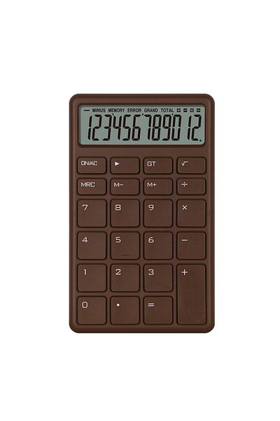 Choice Brown Simple Financial Accounting Student Portable Calculator Small Multifunctional Office School D