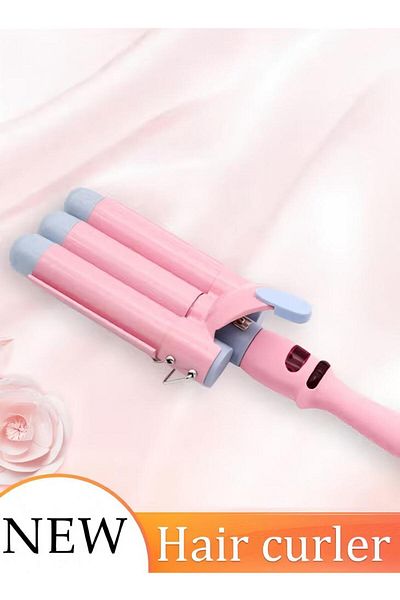 Generic 3 Barrel Electric Curling Iron 25mm Wave Curling Iron With 2 Temperature Controls