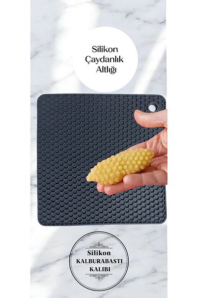 Dem Home Square Silicone Tray - Silicone Teapot Base - Silicone Griddle Mold - Silicone Base
