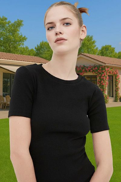 PayBuy Women's Mini Size Black Knitted Dress Stretchy Fit Comfortable Daily Perfect Fit Distinguished Material Trend Design