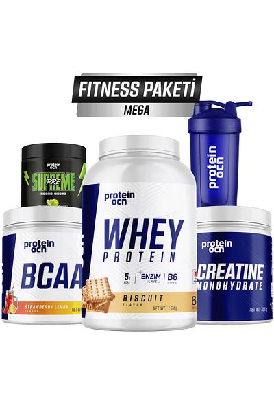 Proteinocean Mega Fitness Pack - Biscuits Strawberry Lemon