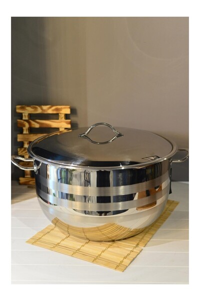 OMS 40x23 Cm Deep Steel Pot 2005