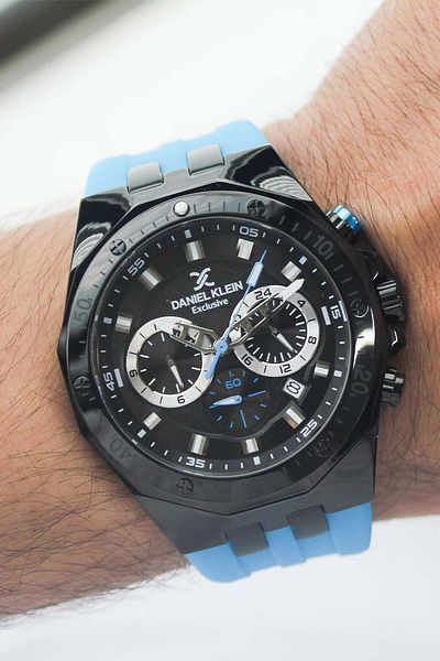 Daniel Klein Dk267723 Men's Wrist Watch with Silicone Band