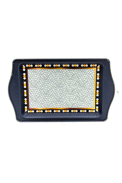 EVLE Ee170-u1 Mosaic Patterned Rectangular Tray 16x25 Cm