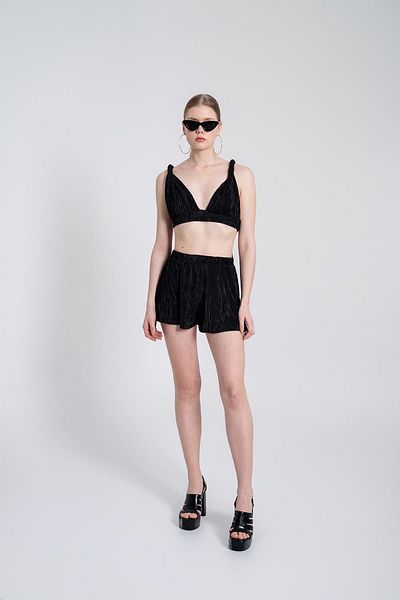 HOLLY LOLLY Černý pohodlný bustier