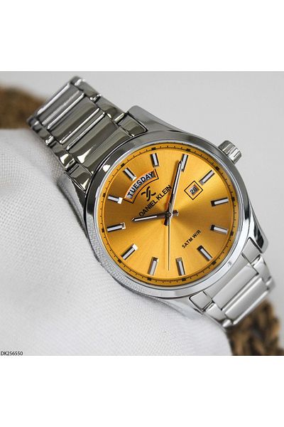 Daniel Klein Dk256550 Men's Wrist Watch with Steel Band