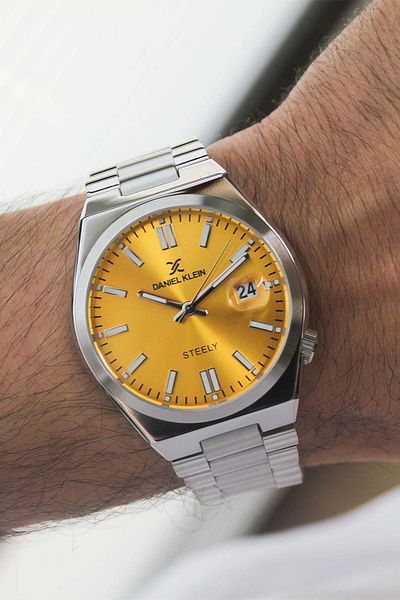 Daniel Klein Dk268218 Men's Wrist Watch with Steel Band