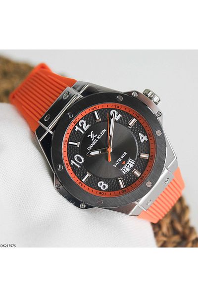 Daniel Klein Dk217575 Men's Wrist Watch with Silicone Band