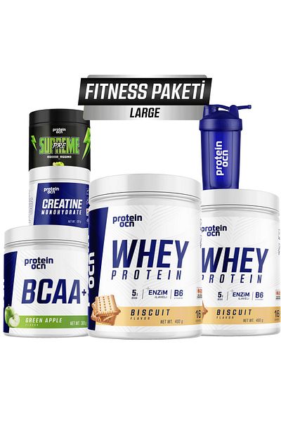 Proteinocean Green Apple Biscuit Fitness Package - Large