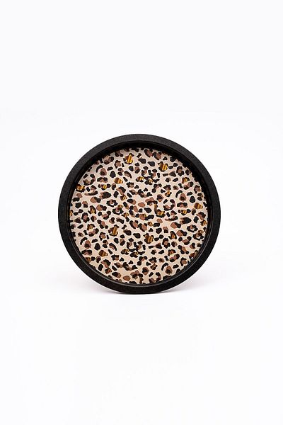 EVLE Ee197-v4 Leo Patterned Round Tray 32 Cm