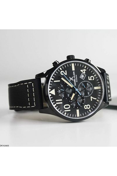 Daniel Klein Dk163605 Men's Wrist Watch with Leather Band