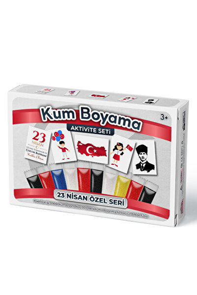 Kumbo Kum Boyama 23 Nisan Özel | Kum Boyama Aktivite Seti 5'li Paket