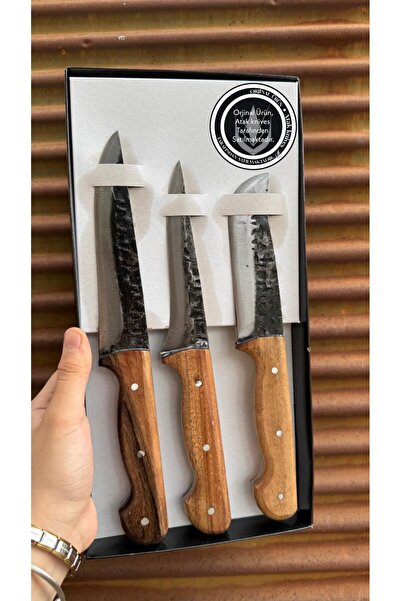 HSK 3'lü Kasap Bıçağı Seti,