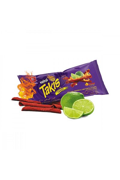 Takis Fuego Mini 1 Pc / 1.23 Oz Bite,hot Chili Pepper & Lime Flavored Extreme Spicy