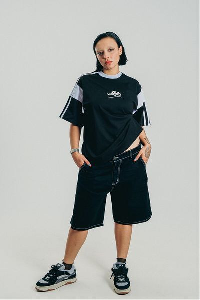 UKHWD SUPPLY Heritage Graffiti Logo Oversize Men's Football T-Shirt