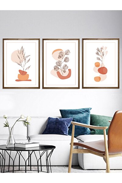 Vetro Design Set de pictură înrămată cu flori punctate