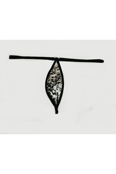 Asist Secret Magic Asm1044 Kadın Leopar Mini Damla Kıskırtıcı String