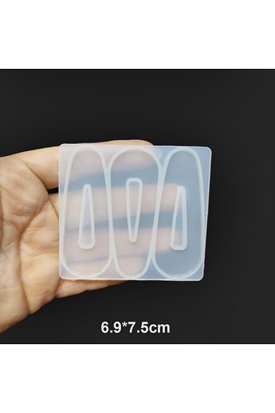 ElHobi Buckle Mold Resin Epoxy Mold - 3 Pieces - Code:107