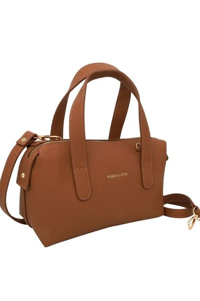 Meskanto Handy Genuine Leather Women's Handbag, Shoulder and Arm Bag with Removable Strap