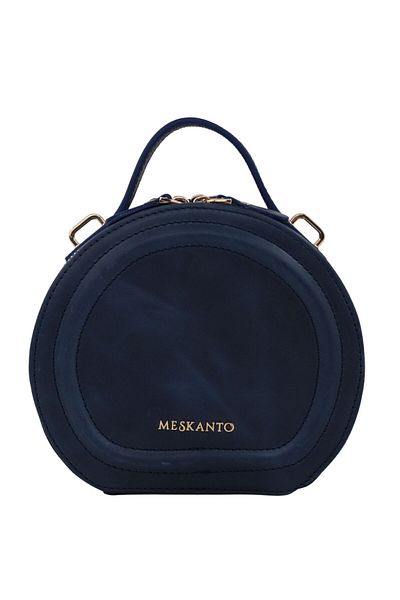 Meskanto Mira Genuine Leather Chain Round Bag