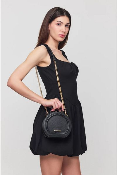 Meskanto Mira Genuine Leather Chain Round Bag