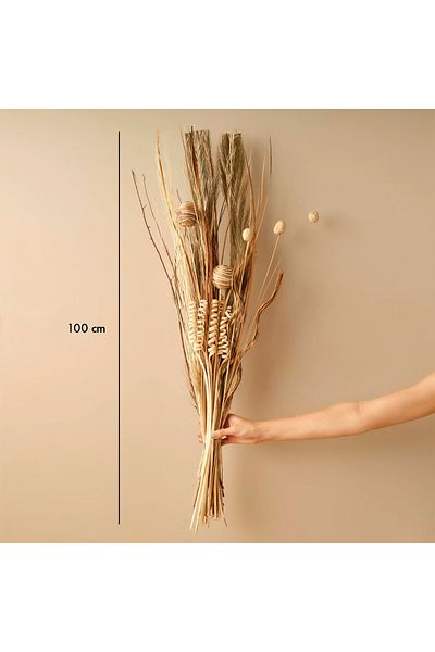 Bella Maison Μπουκέτο με κατσαρά κλαδιά φυσικό (100 CM)
