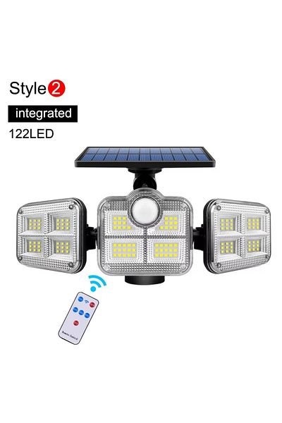 Choice 122led Integrated 122/333led Solar Lights Outdoor Motion Sensor Human Induction 3 Modes Ip65 Waterpr
