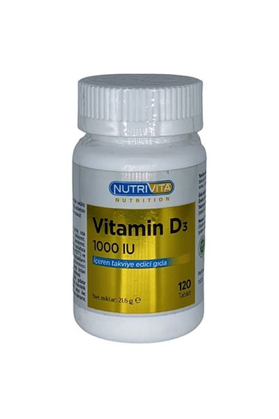 Nutrivita Nutrition D3 Vitamin 1000 Iu 120 Tablets