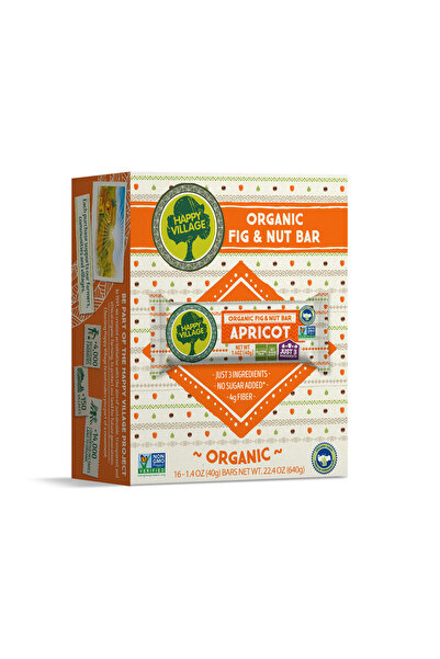 happy vıllage Organik Kayısı&incir&fındık Bar-meyve Barı- Organik Meyve Barı-...