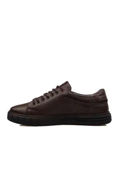 m2s Γνήσιο δέρμα Ανδρικά Μαλακά Παπούτσια Casual Καφέ