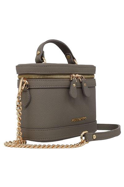 Meskanto Hilton Genuine Leather Chain Strap Box Bag