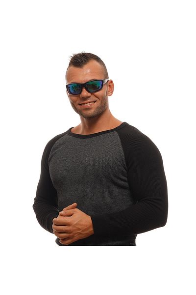 Polaroid Polarized Sunglasses, Navy Blue, 68-15-125, PLD-7029