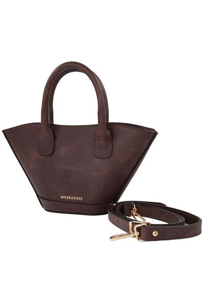 Meskanto Bouquet Genuine Leather Hand and Shoulder Bag with Strap