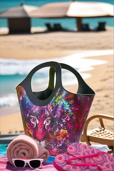 QUTU Tigre Patterned Stylish Handbag