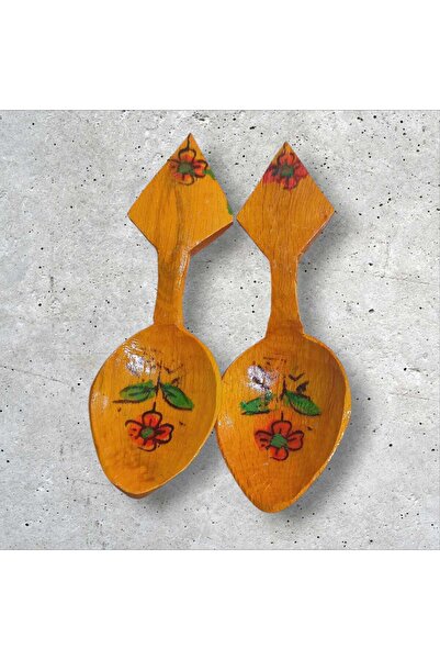 CBR melekeli EL YAPIMI AHŞAP OYUN KAŞIĞI TAKIMI