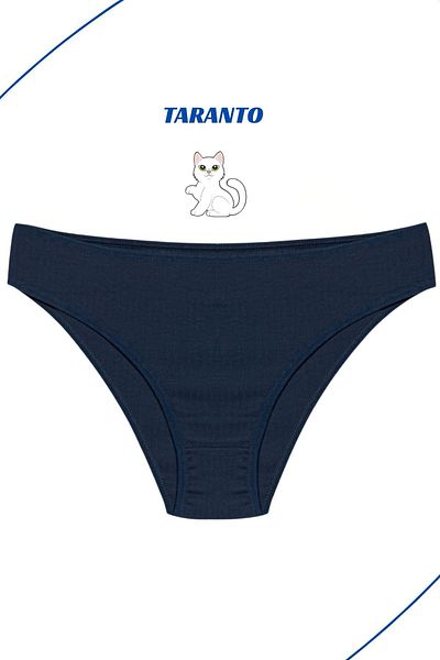 MİSTİRİK Chiloți slip din bumbac elastic cu talie înaltă model Taranto Culoare bleumarin