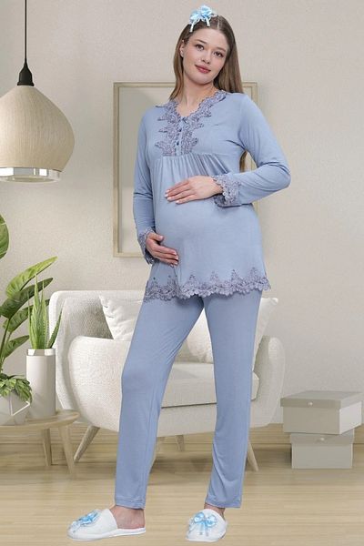 Mecit Pijama Πιτζάμες εγκυμοσύνης 75% βαμβάκι, 25%