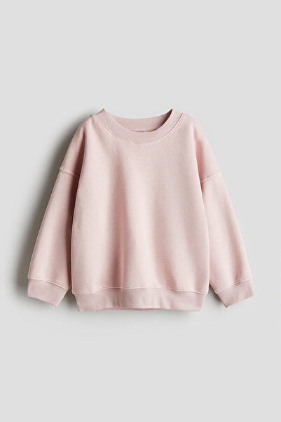 H&M İçi Tüylü Oversize Sweatshirt