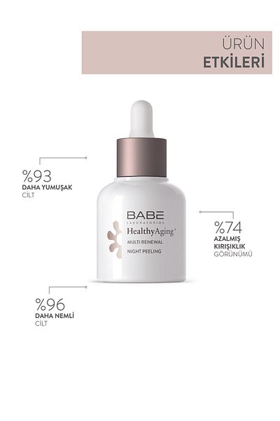 Babe Laboratorios Effective Night Serum 30ml- Babe Multi Renewal Night Peeling