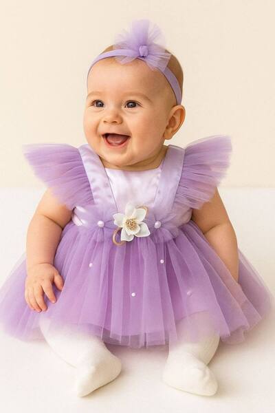 Petite Ponpon Baby Ponpon Baby Kız Bebek Yenidoğan Hediyelik Premium Mevlüt E...