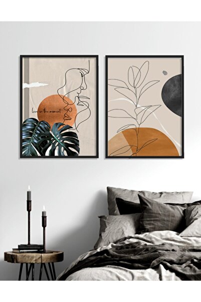 Vetro Design Set de pictură înrămată cu cadru Live In The Moment