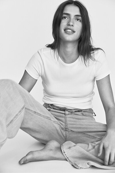 H&M Ribanalı Tişört