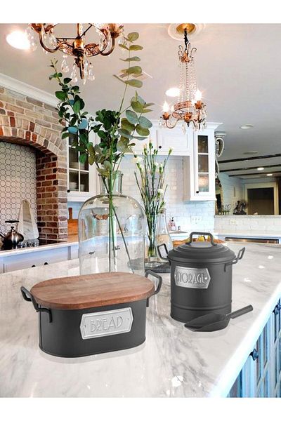 The Mia Bread Storage Container - Black