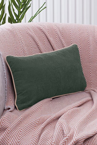 ASDİVA غطاء وسادة ديكور من بانبي بانوراما بانش كريم مع حواف أسطوانية خيارات ل...