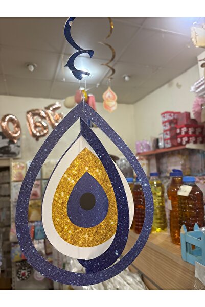 Deniz Party Store 3d Sünnet Tavan Süs Nazar Boncuğu Sarkıt 10 Adet