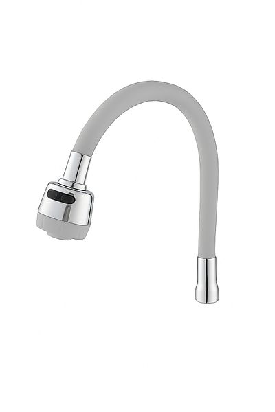DESIPHON Gray Silicone 2 Function Kubar Faucet Head – 360 °   Movable Head, Water Saving Design