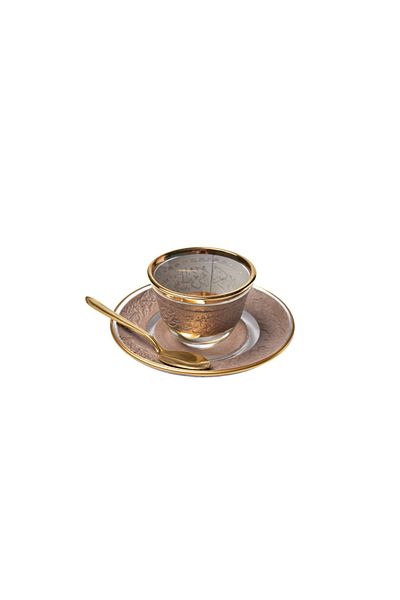Golden Stars Luxury gilded Italian leather hospitality set - 24 pieces