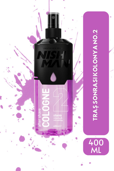 NISHMAN Tıraş Sonrası Kolonya - Storm No.2 400 ml