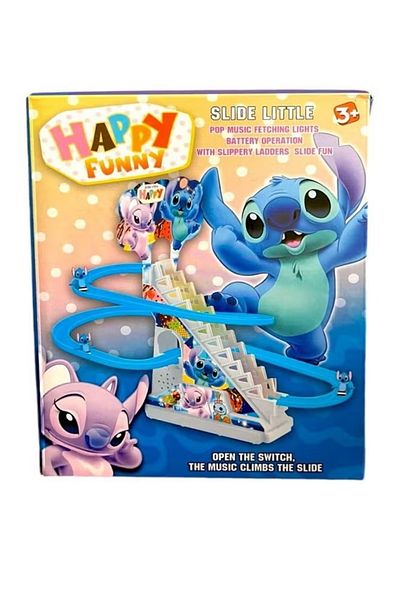 rexa Stitch Slide Little Pop Music Fetching Lights Battery Operation with Slippery Ladders Slide Fun