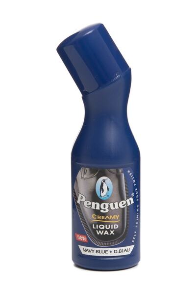 Penguen Lacivert Likit  Deri Ayakkabı Boyası  Marka Süngerli 75 ml.